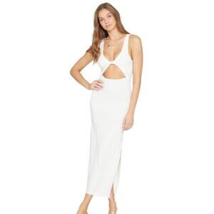 NWT L*Space Nico Ribbed Midi Dress – Cream – Women’s XS
